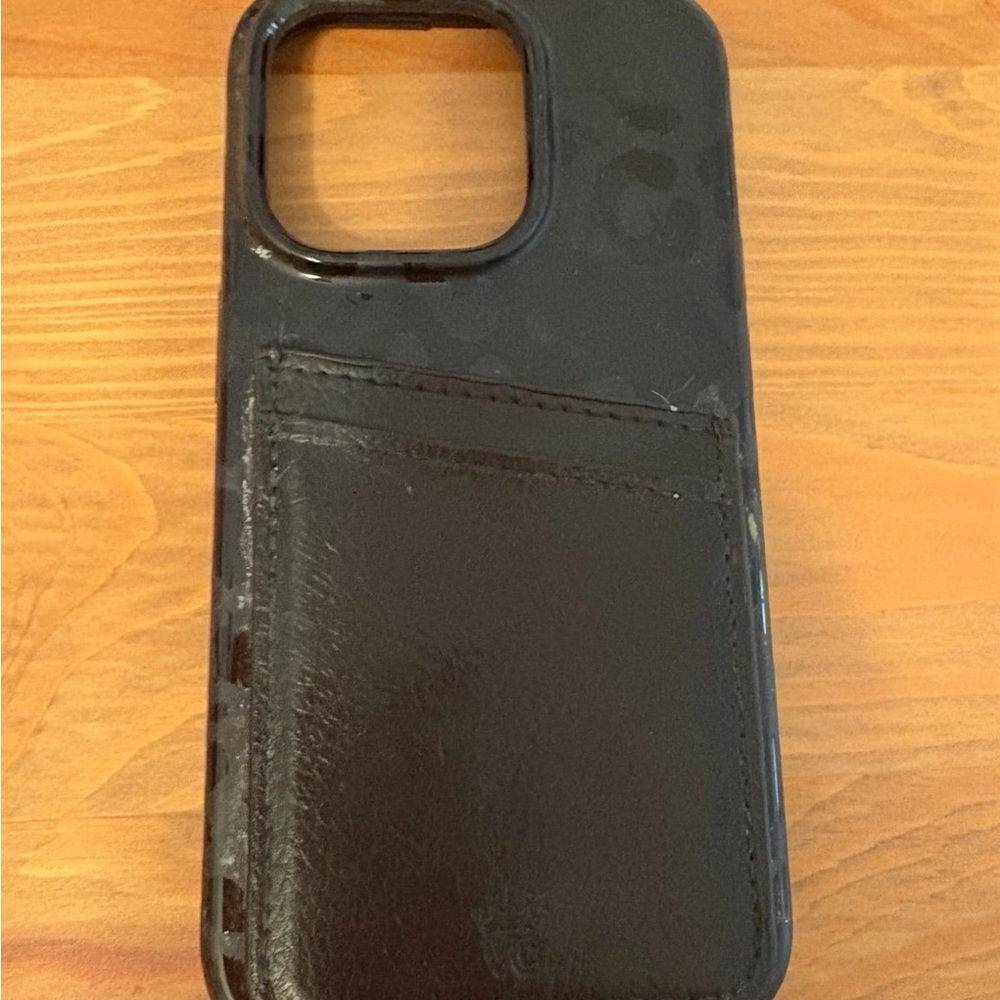 Velvet caviar Black Phone Case with Card Holder